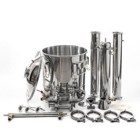 Packed distillation column 30/350/t with CLAMP 3 inches в Рязани