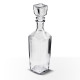 Бутылка (штоф) "Элегант" стеклянная 0,5 литра с пробкой  в Рязани